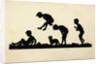 Postcard of Children Playing Leapfrog by Anonymous