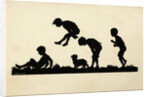 Postcard of Children Playing Leapfrog by Anonymous