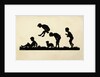 Postcard of Children Playing Leapfrog by Anonymous