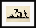 Postcard of Children Playing Leapfrog by Anonymous