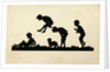 Postcard of Children Playing Leapfrog by Anonymous