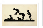 Postcard of Children Playing Leapfrog by Anonymous