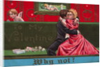 Postcard of Couple Embracing by Anonymous