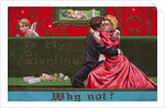 Postcard of Couple Embracing by Anonymous