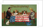 Give Us This Day Our Turkey Postcard by Anonymous