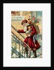 Postcard of Santa Claus Carrying Toys by Anonymous