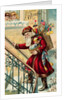 Postcard of Santa Claus Carrying Toys by Anonymous