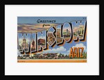 Postcard of Winslow, Arizona by Anonymous