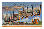 Postcard of Winslow, Arizona by Anonymous