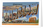 Postcard of Winslow, Arizona by Anonymous