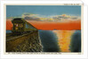 Postcard of Train Crossing Great Salt Lake by Anonymous