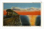 Postcard of Train Crossing Great Salt Lake by Anonymous