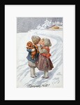 Postcard of Children Kissing by Anonymous