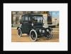 Postcard of Early Electric Automobile by Anonymous