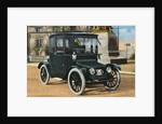 Postcard of Early Electric Automobile by Anonymous