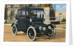 Postcard of Early Electric Automobile by Anonymous