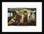 Interior View of a Huge Floatplane Postcard by Anonymous