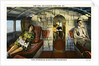 Interior View of a Huge Floatplane Postcard by Anonymous