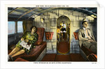 Interior View of a Huge Floatplane Postcard by Anonymous