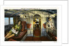 Interior View of a Huge Floatplane Postcard by Anonymous