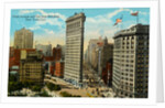 Postcard of Fifth Avenue and Flat Iron Building by Anonymous