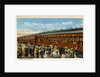 Postcard of Troops Waving from Passing Train by Anonymous