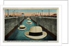 Postcard of Hats Floating Through Gatun Locks by Anonymous