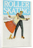 Postcard of Couple Roller Skating by Anonymous