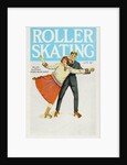 Postcard of Couple Roller Skating by Anonymous