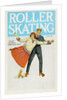 Postcard of Couple Roller Skating by Anonymous