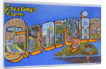 Postcard of Greetings from Georgia by Anonymous