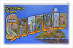 Postcard of Greetings from Georgia by Anonymous