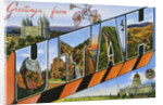 Postcard of Greetings from Utah by Anonymous