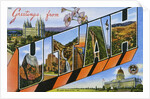 Postcard of Greetings from Utah by Anonymous