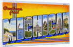 Postcard of Greetings from Michigan by Anonymous