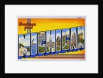 Postcard of Greetings from Michigan by Anonymous