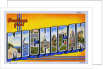 Postcard of Greetings from Michigan by Anonymous
