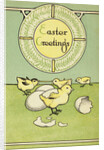 Easter Greetings Postcard with Chicks by Anonymous