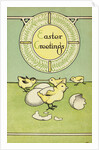 Easter Greetings Postcard with Chicks by Anonymous