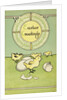 Easter Greetings Postcard with Chicks by Anonymous