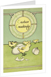Easter Greetings Postcard with Chicks by Anonymous