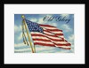 Old Glory Postcard from Hand-Colored Print by Anonymous