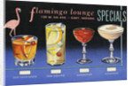 Flamingo Lounge Specials Menu and Drinks Card by Anonymous