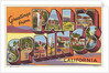 Greetings from Palm Springs Postcard by Anonymous