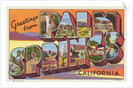 Greetings from Palm Springs Postcard by Anonymous