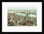 Brooklyn and Manhattan Bridges, New York Postcard by Anonymous