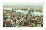 Brooklyn and Manhattan Bridges, New York Postcard by Anonymous