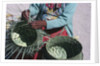 Tarahumaran Woman Weaving a Basket by Anonymous