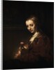 Lady with a Pink by Anonymous