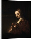 Lady with a Pink by Anonymous